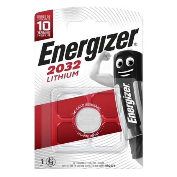 ENERGIZER - PILA DE BOTÓN DE LITIO CR2032 3V 1 UNIDAD? ENERGIZAR