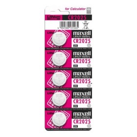 MAXELL - BATTERIE LITIO CR2025 3V 5UDS MAXELL - Piles alcalines