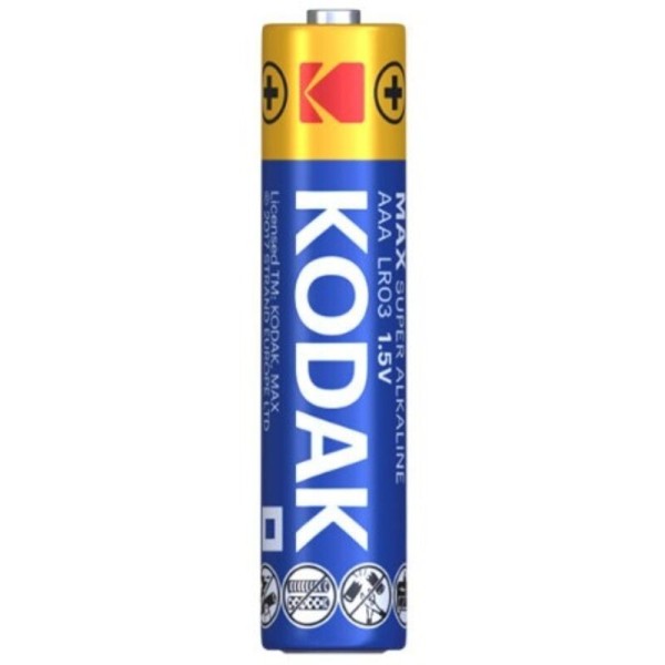 KODAK - PACK DE PILES ALCALINES MAX AAA LR03*20 PILES KODAK