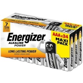 ENERGIZER - PILAS ALCALINAS AAA LR03 CAJA*24 (3 CAJAS*8 PILAS) EN