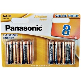 PANASONIC - BLISTER DE PILAS ALCALINAS AA DE BRONCE LR6*8 PANASON