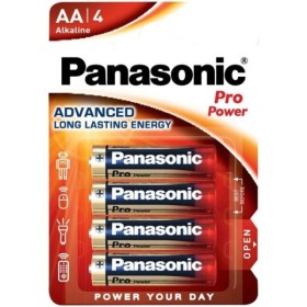 PANASONIC - PILES ALCALINES PRO POWER AA LR6 BLISTER*4 PANASONIC