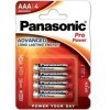 PANASONIC - PILHAS ALCALINAS AAA PRO POWER LR03 BLISTER*4 PANASONIC