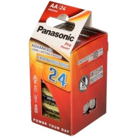 PANASONIC - PAQUETE DE 24 PILAS ALCALINAS AA LR6 PRO POWER PANASO