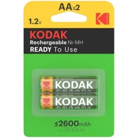 KODAK - BLISTER DE PILHAS RECARREGÁVEIS HR6 AA 2600mAh*2 KODAK