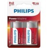 PHILIPS - PILA ALCALINA POWER D LR20 BLISTER*2 PHILLIPS