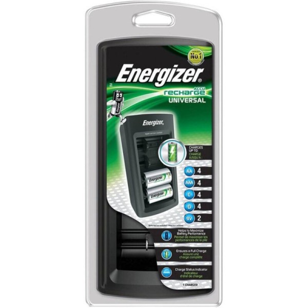 ENERGIZER - CARREGADOR UNIVERSAL PARA BATERIAS ENERGIZER