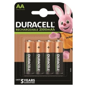 DURACELL - BATERÍA RECARGABLE HR6 AA 2500mAh 4 UNIDADES? DURACELL