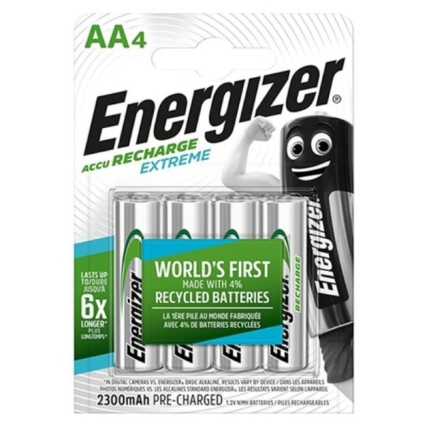ENERGIZER - PILES RECHARGEABLE EXTREME HR6 AA 2300mAh 4 UNIT? ENERGIZER