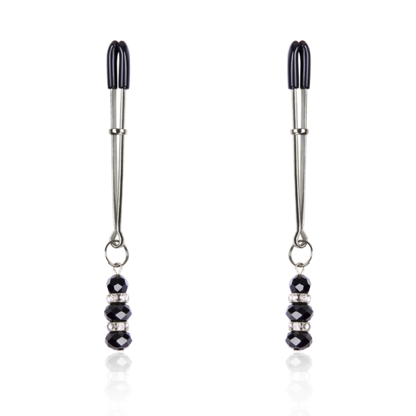 OHMAMA FETISH - Pinces à tétons AVEC PIERRES DE CRISTAL OHMAMA FETISH