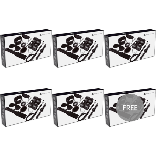 EXPERIENCE - KIT FÉTICHE BDSM SÉRIE NOIRE 5+1 GRATUIT EXPERIENCE