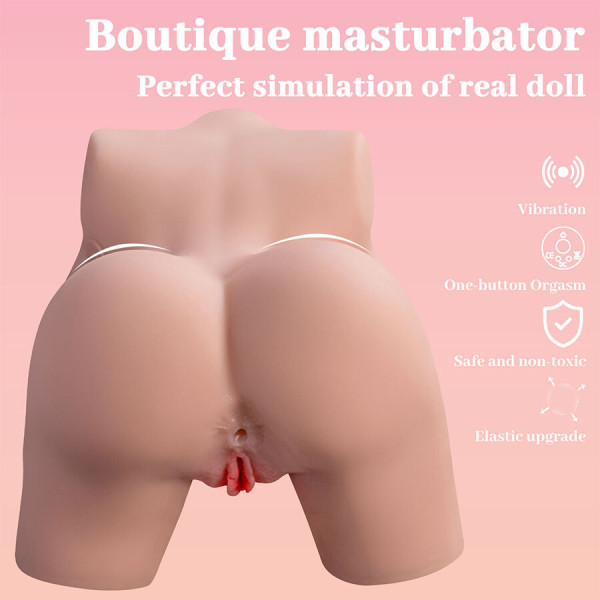 Torse Féminin Réaliste 36 cm - Vibromasseur XISE | Livraison Discrète