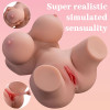 Torse Féminin Réaliste 36 cm - Vibromasseur XISE | Livraison Discrète