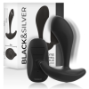 BLACK&SILVER - CONTROLE REMOTO DE SILICONE PARA PLUG ANAL DWAYNE BLACK&SILVER