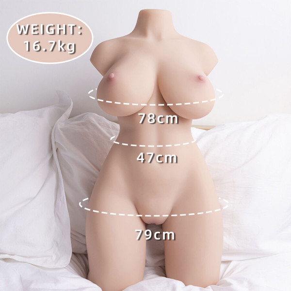 XISE Torse Féminin Réaliste 71cm - Qualité Premium & Livraison Discrète