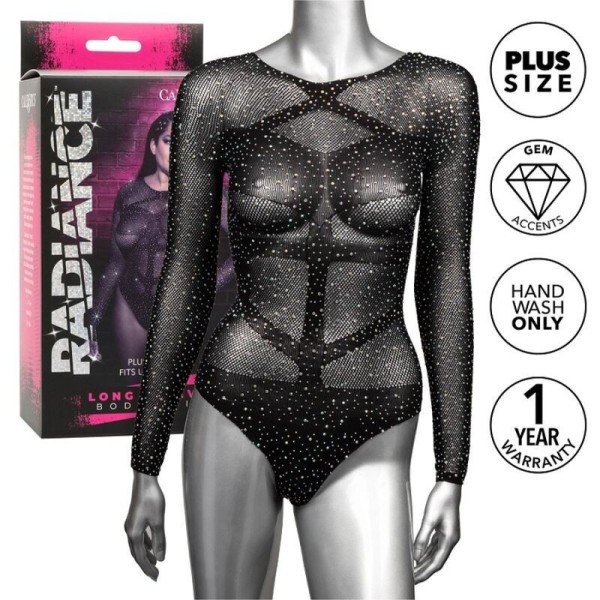 CALEXOTICS - BODY MANGA LARGA RADIANCE RHINE TALLA GRANDE CALEXOT