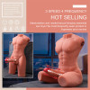 XISE Jason Demi-Corps Torse Homme 55 cm - Réaliste, Poussées & Vibrations - Livraison Discrète