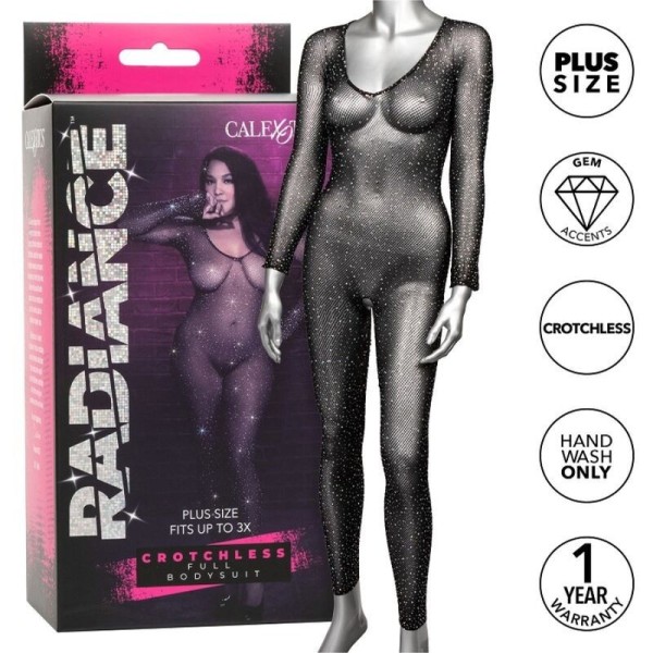 CALEXOTICS - RADIANCE BODY COMPLET SANS CROCHET RHINE GRANDE TAILLE CALEXOTICS