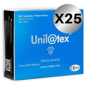 PRESERVATIF NATURELS PACK 25 X 144 UNITÉS UNILATEX UNILATEX