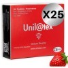 UNILATEX - CONSERVATEURS ROUGE / FRAISE PACK 25 X 144 UNITÉS UNILATEX