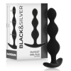 BLACK&SILVER - CADENA DE BOLAS ANALES RUPERT 10 CM BLACK&SILVER