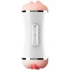 ARMONY - MASTURBATEUR DOUBLE VIBRATEUR VAGIN ET BOUCHE BLANC ARMONY FOR HIM