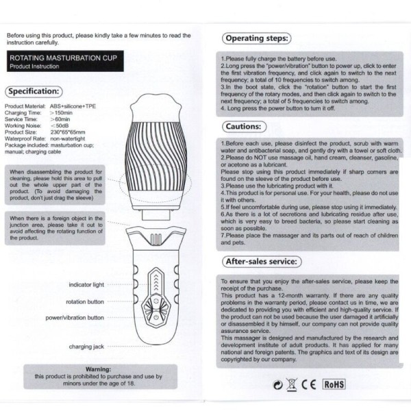 ARMONY - BELUCCI VIBRATEUR MASTURBATEUR ORAL BLANC ARMONY FOR HIM