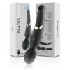 BLACK&SILVER - BECK WAND ET ONDES STIMULANTES EN SILICONE 2 EN 1 BLACK&SILVER