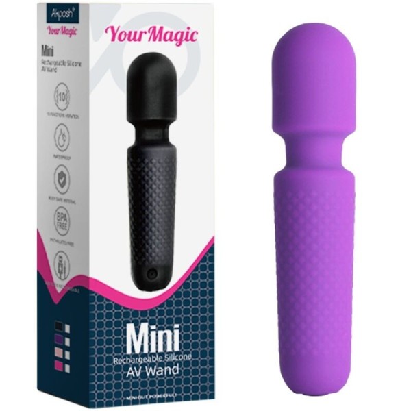 ARMONY - YOUR MAGIC MASSEUR & VIBRATEUR RECHARGEABLE 10 VIBRATIONS BAGUETTE DOTS VIOLET ARMONY MASSAGERS