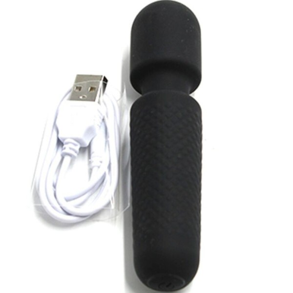 ARMONY - SEU MASSAGEADOR MÁGICO E VIBRADOR RECARREGÁVEL 10 VIBRAÇÕES VARINHA PONTOS MASSAGEADORES ARMONY PRETOS