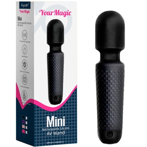 ARMONY - YOUR MAGIC MASSEUR & VIBRATEUR RECHARGEABLE 10 VIBRATIONS BAGUETTE DOTS NOIR ARMONY MASSAGERS
