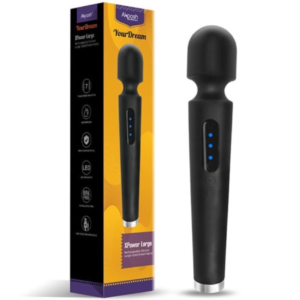ARMONY - X POWER GRAND MASSAGE & VIBRATEUR 7 VIBRATIONS NOIR ARMONY MASSAGERS