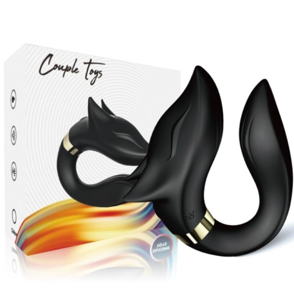 ARMONY - VIBRATEUR FOX POUR COUPLES TÉLÉCOMMANDE NOIR ARMONY FOR COUPLES