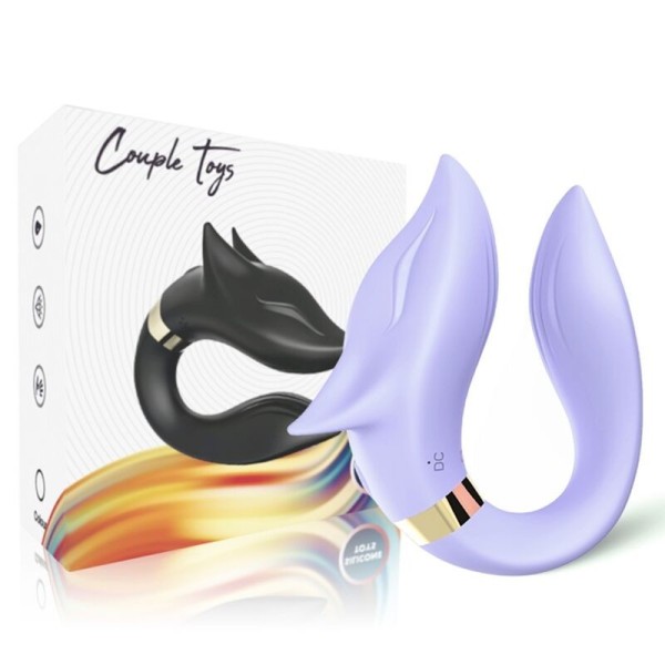 ARMONY - VIBRADOR FOX PARA CASAIS CONTROLE REMOTO ROXO ARMONY PARA CASAIS