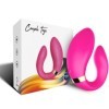 ARMONY - VIBRADOR CRESCENTE PARA CASAIS CONTROLE REMOTO FÚCSIA ARMONY PARA CASAIS