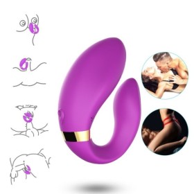 ARMONY - VIBRATEUR CROISSANT POUR COUPLES TÉLÉCOMMANDE VIOLET ARMONY FOR COUPLES