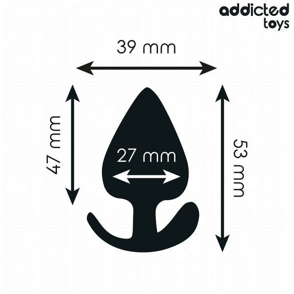 ADDICTED TOYS - PLUG ANAL TAILLE S 5,3 CM ADDICTED TOYS