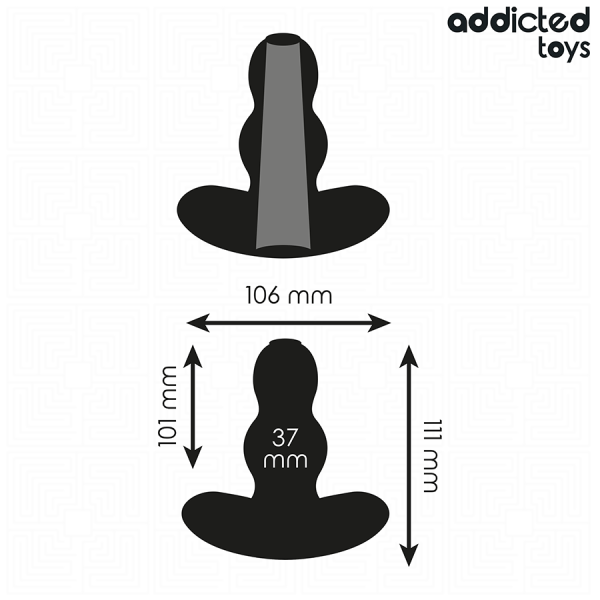 ADDICTED TOYS - PLUG ANAL CREUX TAILLE L 11,1 CM ADDICTED TOYS