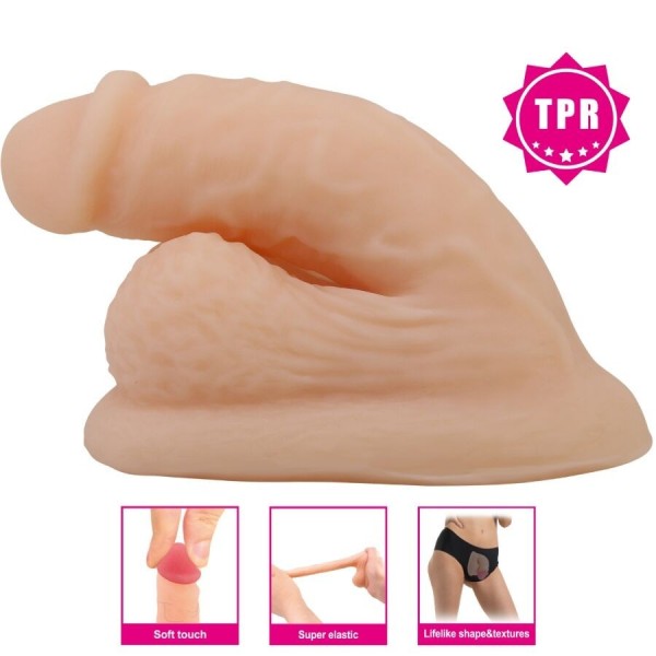 BONITO AMOR - DILDO WILDON ULTRA REALISTA E ELÁSTICO 10 CM NATURAL BONITO AMOR