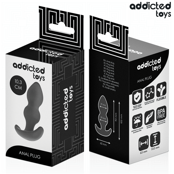 ADDICTED TOYS - PLUG ANAL TALLA S 10,3 CM ADDICTED TOYS