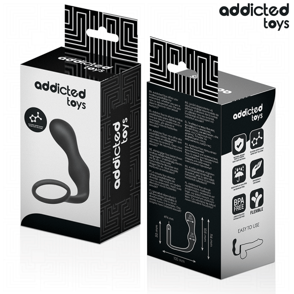 ADDICTED TOYS - PLUG ANAL AVEC ANNEAU MODÈLE 3 ADDICTED TOYS