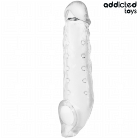 ADDICTED TOYS - EXTENSION DE PÉNIS TRANSPARENTE TAILLE S 23 CM ADDICTED TOYS