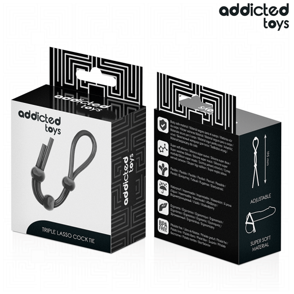 ADDICTED TOYS - ADDICTED TOYS CUERDA PARA PENE DE SILICONA TRIPLE