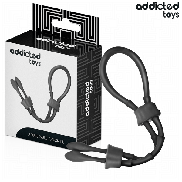 ADDICTED TOYS - CUERDA DE SILICONA AJUSTABLE PARA EL PENE ADDICTE