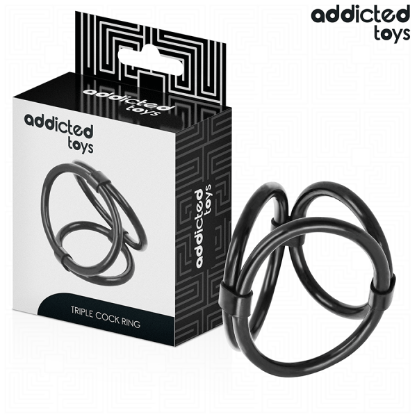 ADDICTED TOYS - ANNEAU PÉNIS TRIPLE ADDICTED TOYS