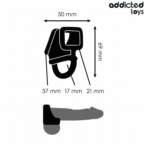 ADDICTED TOYS - ADDICTED TOYS ANILLO JAULA PARA EL PENE