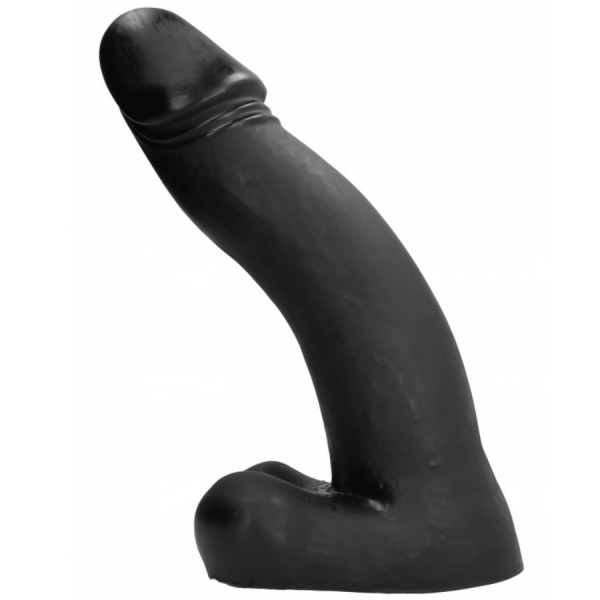 ALL BLACK - BLACK DILDO 45 CM ALL BLACK - Penes realistas