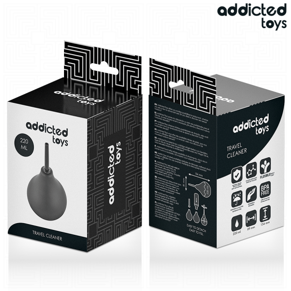 ADDICTED TOYS - NETTOYANT ANAL DE VOYAGE TAILLE L 220 ML ADDICTED TOYS
