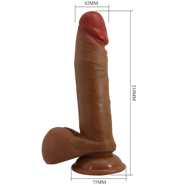 BAILE - ABEL DILDO REALISTA 21 CM MULATA BAILE VIBRADORES