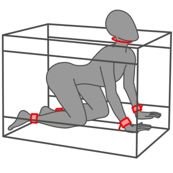 SECRET DOME - KINK CLUB LA NICHE CABINE NOIR ET ROUGE SECRET DOME